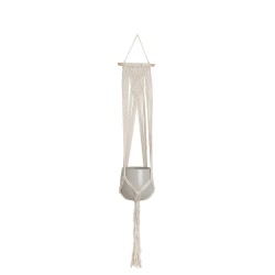 MACRAMÉ PARED BLANCO D13 H110 CM