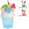 CUBO PLAYA CON HELADOS