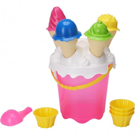 CUBO PLAYA CON HELADOS