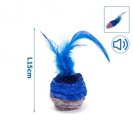 JUGUETE TERCIOPELO AZUL