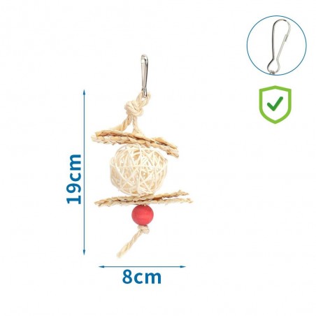 JUGUETE NATURAL AVES PARA COLGAR