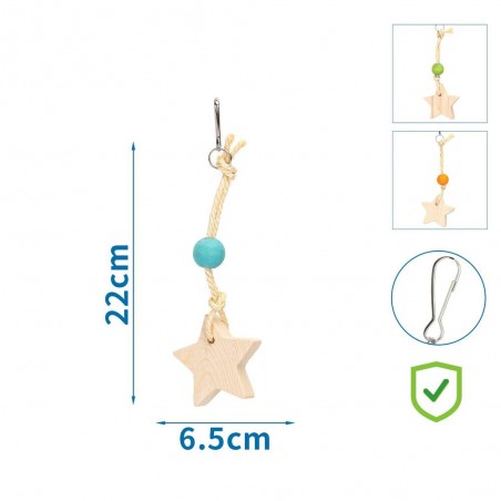 JUGUETE NATURAL AVES ESTRELLA