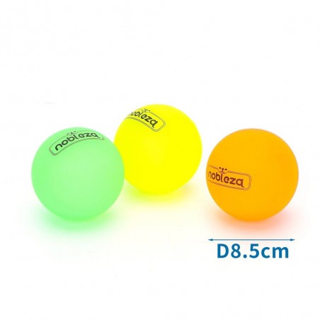 PELOTA  VINILO FLUORESCENTE 8,5CM DE DIAMETRO