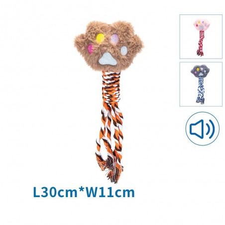 JUGUETE ZARPA CON CUERDA PARA PERRO