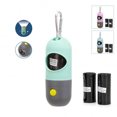 DISPENSADOR DE BOLSAS CON LUZ
