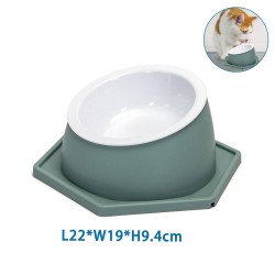 COMEDERO ELEVADO GATO VERDE