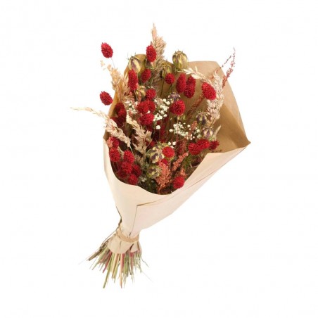 Bouquet mix blanco/rojo grande