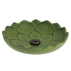INCENSARIO FLOR LOTO VERDE