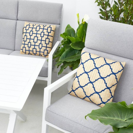 CONJUNTO ALUMINIO MEDITERRÁNEO BLANCO 6 PIEZAS
