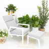 CONJUNTO ALUMINIO MEDITERRÁNEO BLANCO 6 PIEZAS