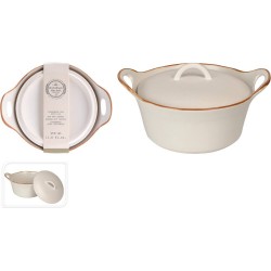 CAZUELITA GRES CON TAPA