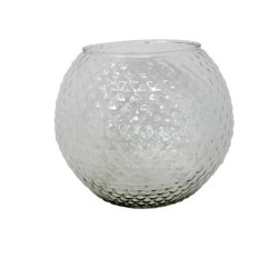 JARRÓN VIDRIO DIAMANTE