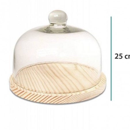 CÚPULA DE VIDRIO CON POMO