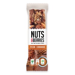 BARRITA  NUECES Y CANELA NUTS&BERRIES 30GR