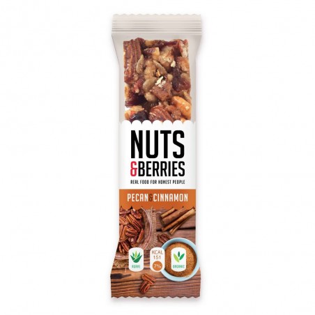 BARRITA  NUECES Y CANELA NUTS&BERRIES 30GR