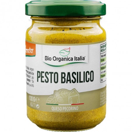 PESTO BASILICO PECORINO BIO ORGANICA 130GR
