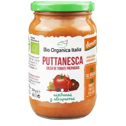 SALSA TOMATE PUTTANESCA BIO ORGANICA ITALIA 350