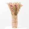 Bouquet flor seca rosa/verde