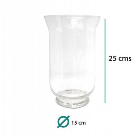 FLORERO DE VIDRIO HURRICANE