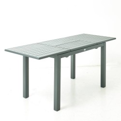 MESA EXTENSIBLE ALUMINIO KATE GRAFITO 110X170X70CM