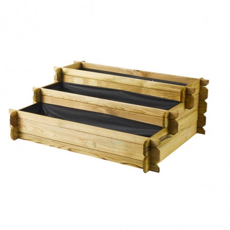 HUERTO URBANO ESCALERA 154L 100X80X36CM