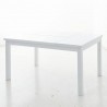 MESA ABATIBLE AGNES ALUMINIO BLANCO