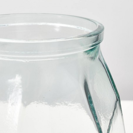 JARRÓN VIDRIO ORIGAMI 