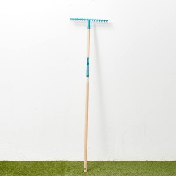 RASTRILLO 16 DIENTES CON MANGO HAYA VERDECORA