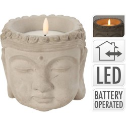 VELA BUDA LED CEMENTO