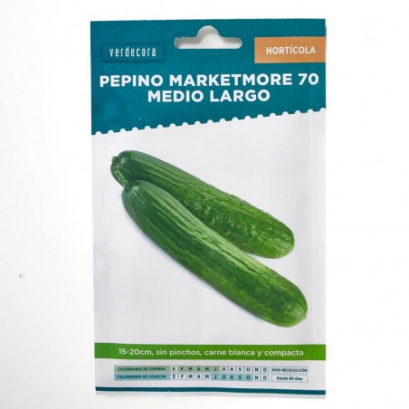 SEMILLAS PEPINO MARKETMORE VERDECORA