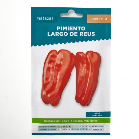 SEMILLAS PIMIENTO LARGO DE REUS VERDECORA