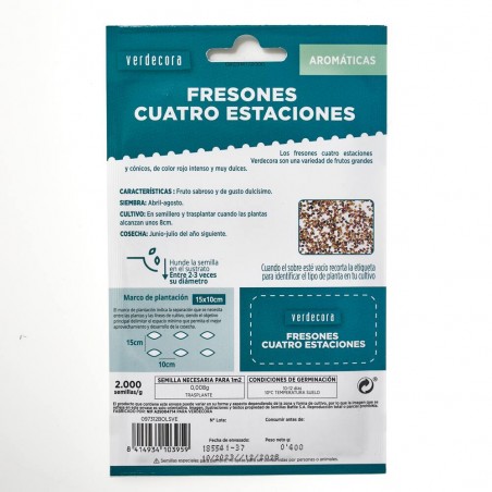 SEMILLAS FRESÓN 4 ESTACIONES VERDECORA