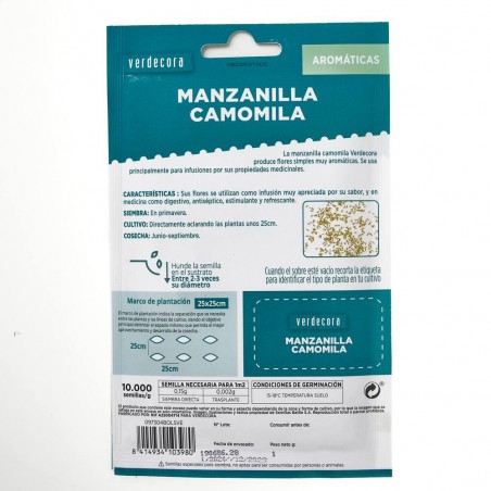 SEMILLAS MANZANILLA VERDECORA