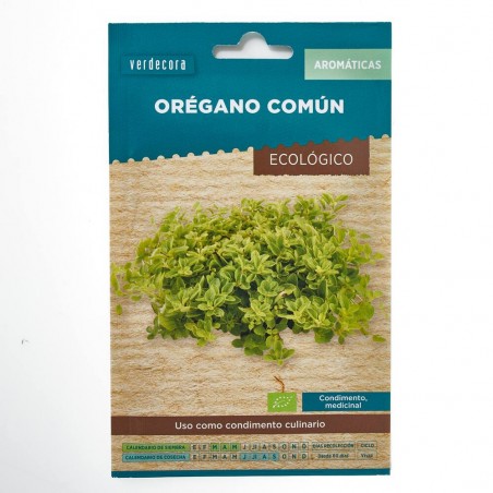 SEMILLAS ECOLÓGICAS ORÃ‰GANO COMÃšN VERDECORA