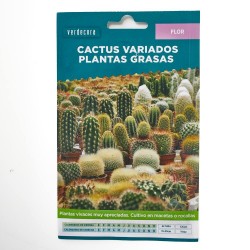 SEMILLAS CACTUS VARIADOS VERDECORA