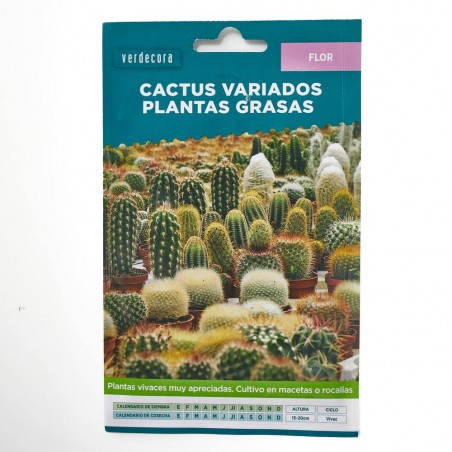 SEMILLAS CACTUS VARIADOS VERDECORA