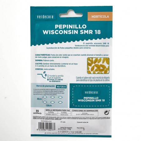 PEPINILLO WISCONSIN VERDECORA