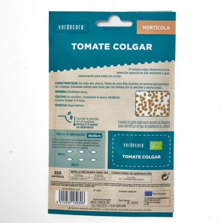 TOMATE DE COLGAR ECO VERDECORA