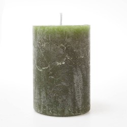 VELA MACIZA VERDE OLIVA