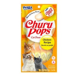 CHURU CAT POPS RECETA DE POLLO 4X15GR