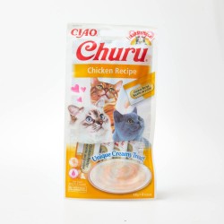 CHURU CAT RECETA DE POLLO 4X14GR
