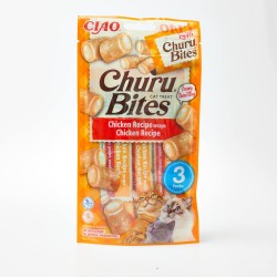 CHURU CAT BITES RECETA DE POLLO 3X10GR
