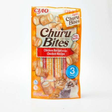 CHURU CAT BITES RECETA DE POLLO 3X10GR