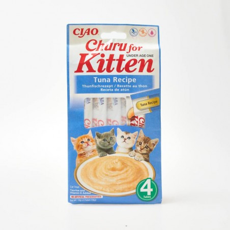 CHURU KITTEN RECETA DE ATÚN PACK 4X14GR