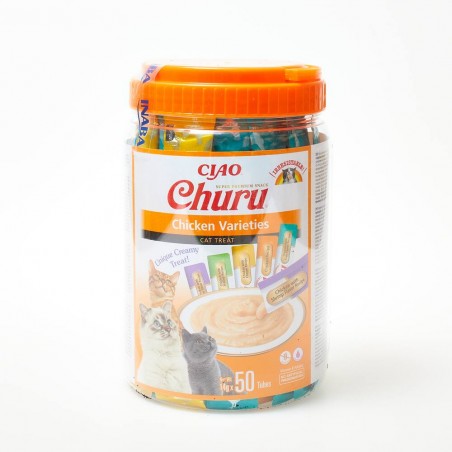 CHURU CAT VARIEDADES DE POLLO BOTE 50P 700GR