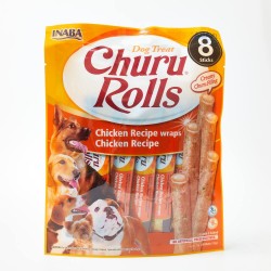 CHURU DOG ROLLS RECETA DE POLLO 8X12GR