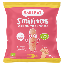 SMILITOS FRESA Y PLÁTANO 25GR ECO