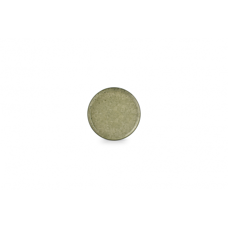 PLATO POSTRE GRAVEL 20CM VERDE