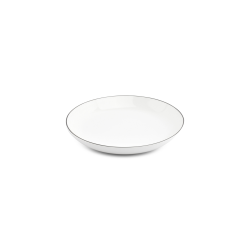 ENSALADERA FILO NEGRO 27XH4CM BLANCO