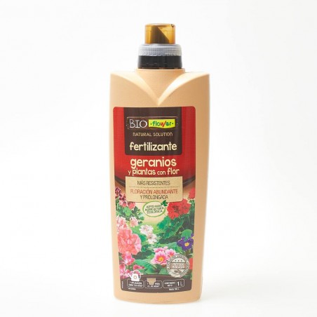 ABONO GERANIOS BIOFLOWER 1L